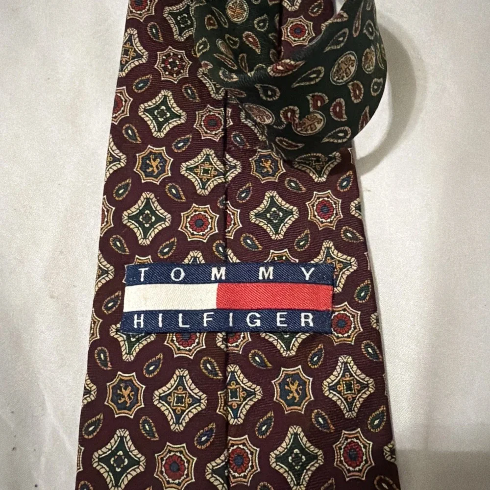 Tommy Hilfiger Silk Tie Pattern Multicolor
